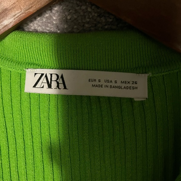 Green polo mini dress size small - Picture 2 of 2